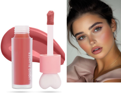 GULGLOW99 Liquid Blush/Cream Makeup for Cheeks,Natural-Looking Lightweight(CPRAL PEACH)