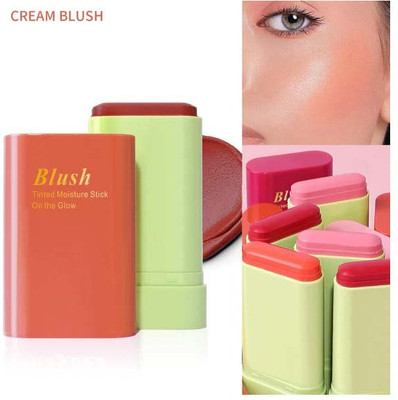 MYEONG Key Blusher Multi-Use Makeup Blush Stick(Brown)