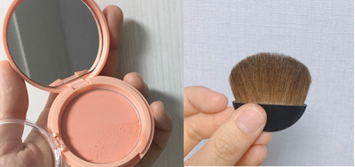 HUZURLU HIGH PIGMENTED AND EASY TO BLEND FACE MOISTERIZER BLUSH(LOVELY PINK)