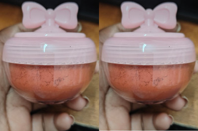 Latixmat Combo Blusher powder Puff Matte Lightweight & Long Lasting(PEACH)
