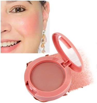 tanvi27 Long-lasting Oil-control Facial Multi-Function Velvet Matte Coral Pink Blusher(CORAL PINK)