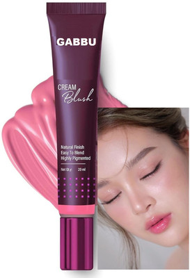 GABBU Ultra Pigmented and Blendable for Natural Glow Blusher(light pink)
