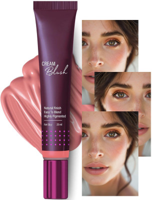 luzimaisa Quick Blush Highly Pigmented & Dewy Finish Easy to Apply Blusher(Perfect Pink)