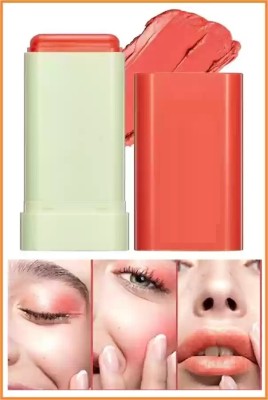 REIMICHI Blush Stick Multi-Use Makeup Stick for Cheeks and Lips with Hydrating(Light orange)