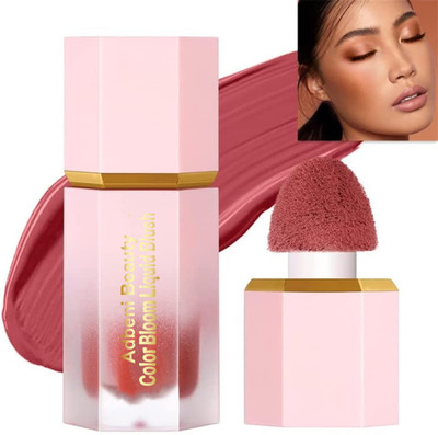adbeni Color Bloom Liquid Blush | Long-Lasting Matte Finish, Waterproof Formula(Shade-05)