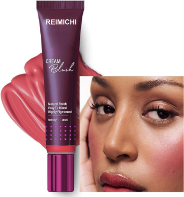 REIMICHI Long Lasting Pigmented Korean Cream Blusher For Cheeks(Peach pink)
