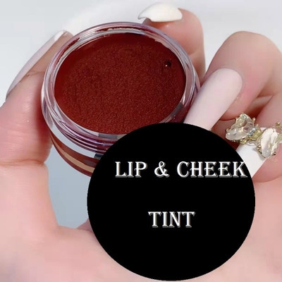 YAWI Korean Lips, Cheek And Eye Shadow Tint With Goodness And Natural Glow tint(maroon)