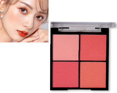 winry SWEATPROOF MAKEUP 4 IN 1 BLUSHER PALLETE-10g(MULTICOLOUR)
