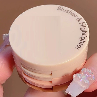 BLUEMERMAID 3-in-1 Blusher And Highlighter Long Lasting(MULTI COLOR)