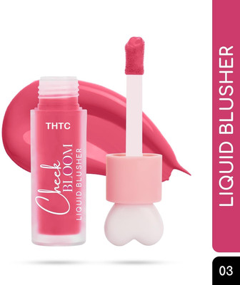 THTC Liquid Blusher & Lip Gloss | Highly Pigmented | Long-lasting(ROSE PINK)