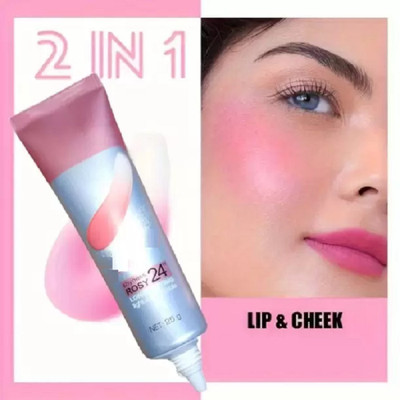 GABBU new Matte Poreless (2 in 1 Lip & Cheek blusher)(rose pink)