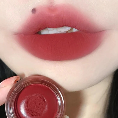 MYEONG Lip Cheek & Eye Tint Blush Mud Tint Red Creamy Matte Mousse Tint Lip Stain(10 g)