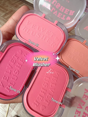 tanvi27 Blusher with Long-lasting Velvet Finish & Soft Color, Smudge(MULTI COLOR)