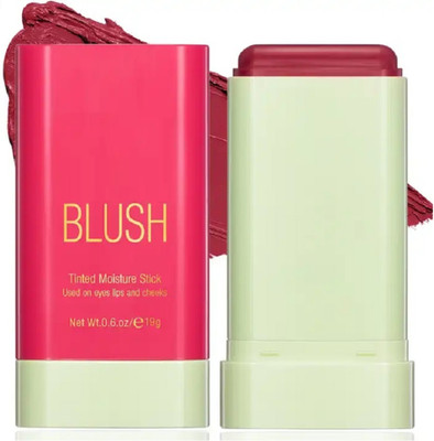 GFSU - GO FOR SOMETHING UNIQUE Waterproof Brightening Blush Stick Daily Use Blush Makeup Multi-Function(Pink)