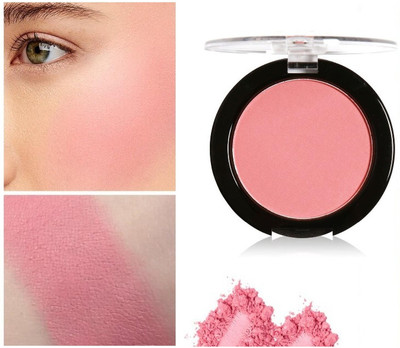 HUZURLU Matte finish ,long lasting multi color blusher for pink cheeks(pink)