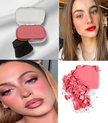 GABBU Professional Blusher with highly bendable shade PINK./(DARK PINK)
