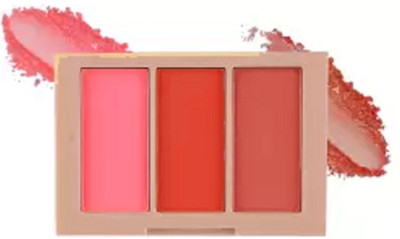 REIMICHI cheeks 3 color matte blusher palette(multi color)