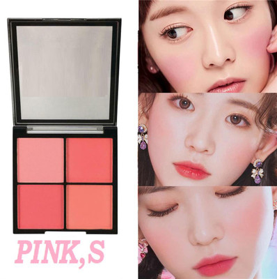 winry MATTE BLUSHER 4 SHADE 4 in 1 face blusher palette I matte blusher(MULTI COLOR)