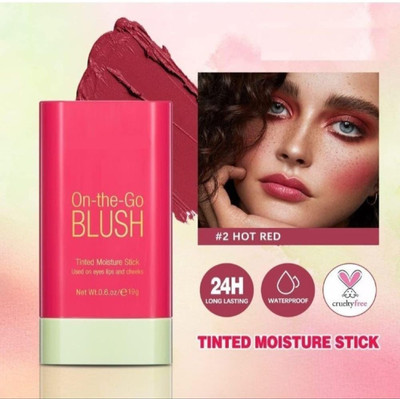 Maryville matte hot red new best blusher easy to use long lasting pack of 1(HOT RED)