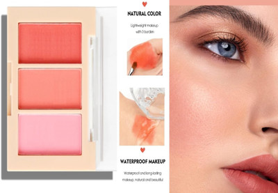 LILLYAMOR 3in1 Soft Blusher Long-lasting Waterproof Makeup Set od 1(Multicolor)