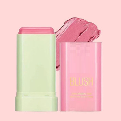 Jiwoo Lightweight Multi-Stick for Face Eyes & Lip Longlasting 3in1 Multi-Use Blusher(PINK)