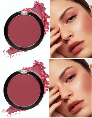 ADJD Combo Professional Red Matte Blusher Makeup Cheeks Face Soft Blusher(RED)