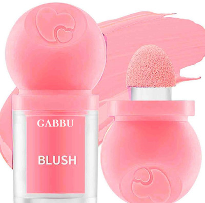 GABBU LIGHT PINK BEST LIQUID WITH PUFF BLUSHER(LIGHT PINK)