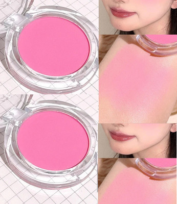 ADJD Combo High Quality Blush Long lasting Formula, Lightweight Makeup Deep pink(Deep pink)