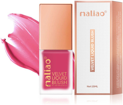 maliao Velvet Liquid Blush - Radiant Flush of Color for Every Look(02-ROSE PINK)