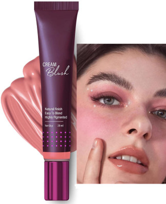 manasona Liquid Blush with Long Lasting & Lightweight Formula for Face Makeup(PEACH PINK)