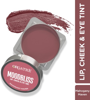 Orgatre Moodbliss Lip, Cheek & Eye Tint with Goodness of Kojic Acid & Retinol(Mahogany Maven)