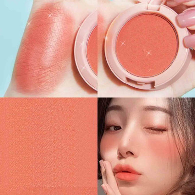 GABBU 2IN 1 cheeks color matte blusher palette(peach)