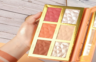 skinplus PRO Blush Face Sculpting & Glow Palette(multicolor)