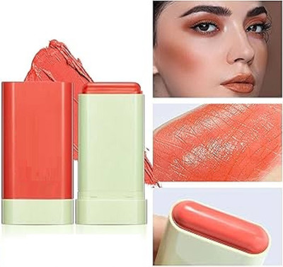GABBU matte blusher Lip And Cheek Tint Creamy Blusher Stick(Darack peach)