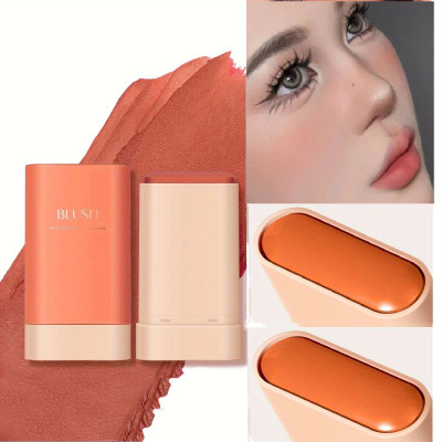 MR.THINDZ New_Cream Blush Stick for Cheeks Blush Makeup - 2 in 1 Multi Stick(Brown)