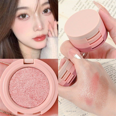 luzimaisa 3 in 1 Blusher Highlighter Eyeshadow Palette Kit (Multcolor)(MULTICOLOR)