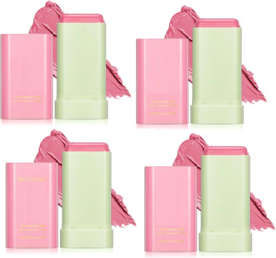 Jiwoo Blusher Contour Stick - Moisturize and Blendable Blush for Nature Look(pink)