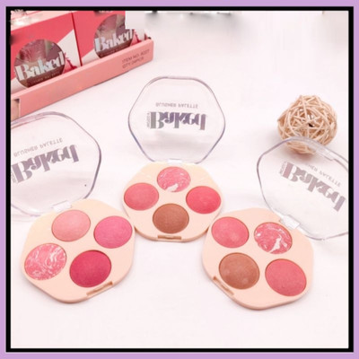 ADJD 4 color palette ,cheeks & face blusher palette(MULTI COLOUR)