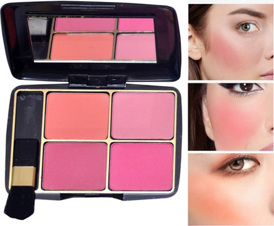 Amaryllis Professional Blusher 4 in 1 Shades(Multicolor)