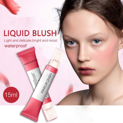 REIMICHI Best Matte Finish and Smudge Proof Creamy Pink Tinted Blusher Tube(PEACH)