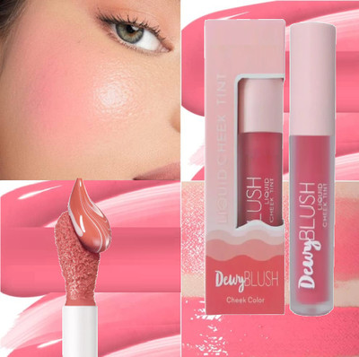 Sheny Pigmented and Bendable for Natural liquid Blusher use for all day(pink)