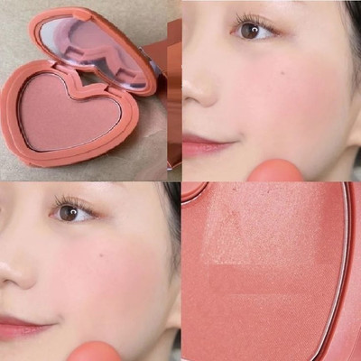REIMICHI New Dewy-Matte Finish | Highly Pigmented | Lightweight Blusher For Face Makeup(peach)