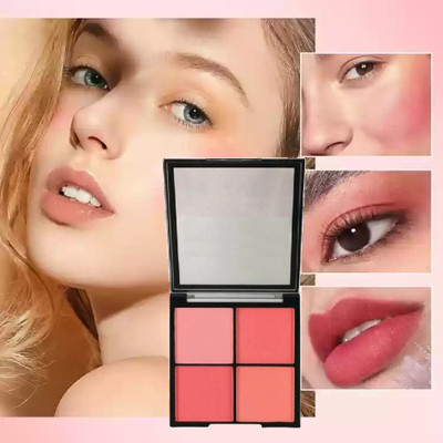 winry Pigmented Blusher 4 in 1 Bluhser Pallete(MULTICOLOUR)