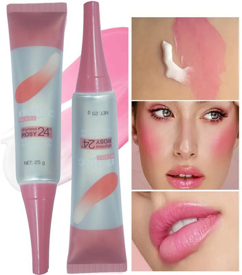 GABBU 3-in-1 Warm Change Blush Color Changing Magic Gel for All Skin Tone(Whte)