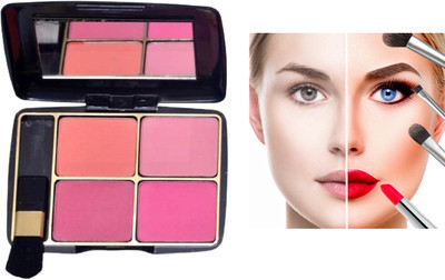 PERLENTE 4 in 1 Amazing Blusher Palette(pink)