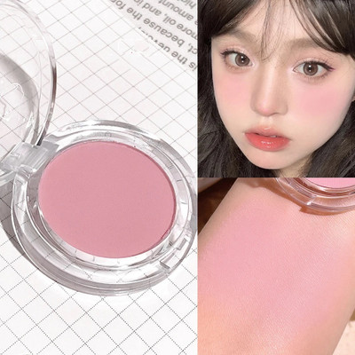 Jiwoo Highlighter & Eyeshadow pink makeup face blusher(Lite pink)