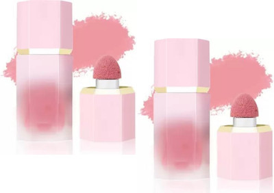 Emijun Matte Finish Liquid Blush Waterproof Blusher COMBO(PEACH PINK)
