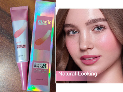 YAWI Best For Waterproof Matte Finish Cream Liquid Blusher(White)