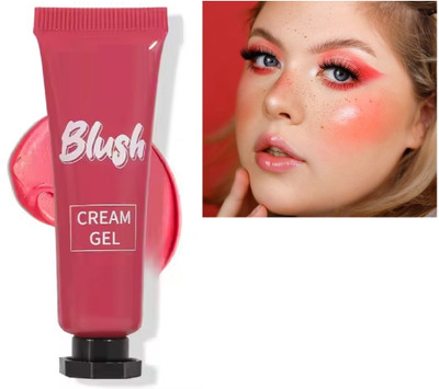 HUZURLU Long Lasting Multi Purpose Makeup Blush for Cheeks, Eyes and Lips(red)