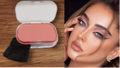 AFARAXIA Best Matte blusher palette for face makeup(peach)